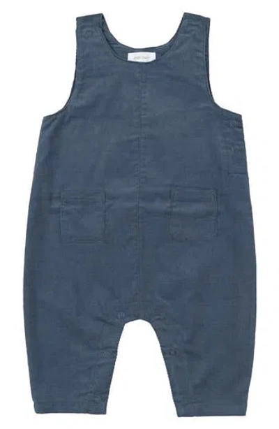 Angel Dear Babies'  Cord Navy Romper In Blue