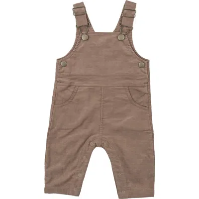 Angel Dear Babies'  Cord Sinopia Fresco Overalls In Brown