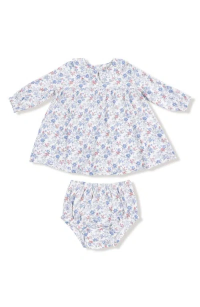 Angel Dear Babies'  Country Kid Floral Long Sleeve Dress & Bloomers Set In Multi