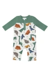 Angel Dear Dino Rocks Romper In Multi