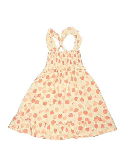Pre-owned Angel Dear Kids' Dress In Orange