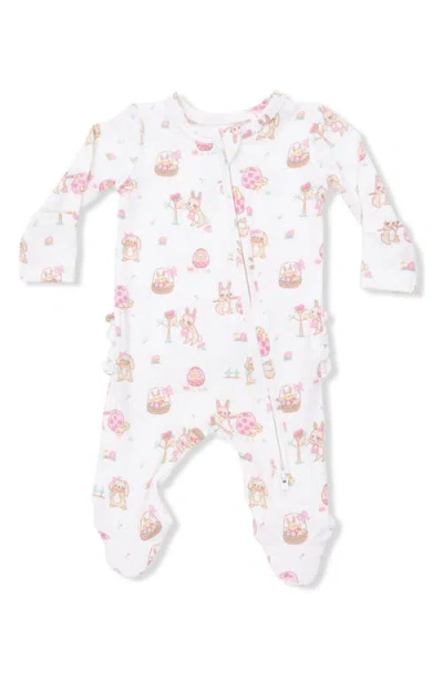 Angel Dear Babies'  Easter Egg Hunt Footie In Multi