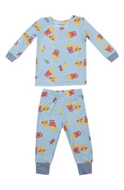 Angel Dear Babies'  Fast Food Lounge Set In Blue