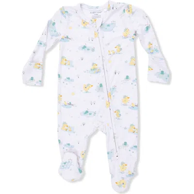 Angel Dear Babies'  Frog & Duck Pond Footie In Multi