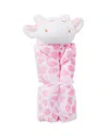 Angel Dear Giraffe Blankie In Pink