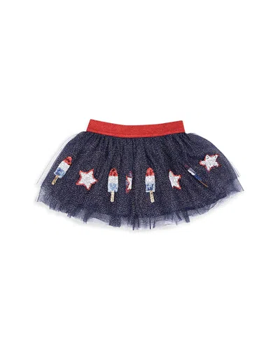Angel Dear Girls' Americana Astro Pops Tutu Skirt - Baby In Blue