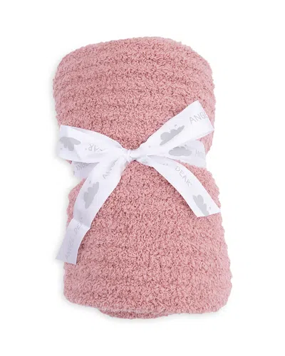 Angel Dear Girls' Chenille Striped Texture Blanket In Pink