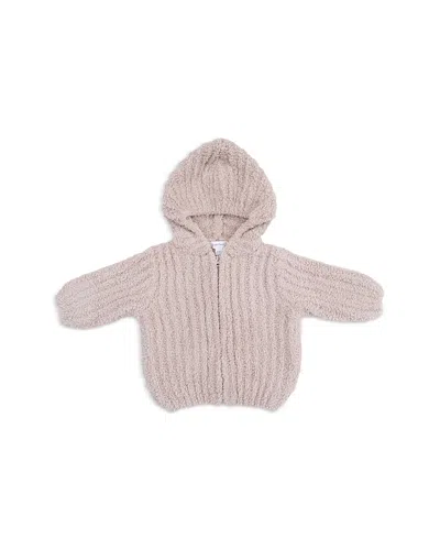 Angel Dear Girls' Chenille Striped Texture Hooded Jacket - Baby, Little Kid In Neutral