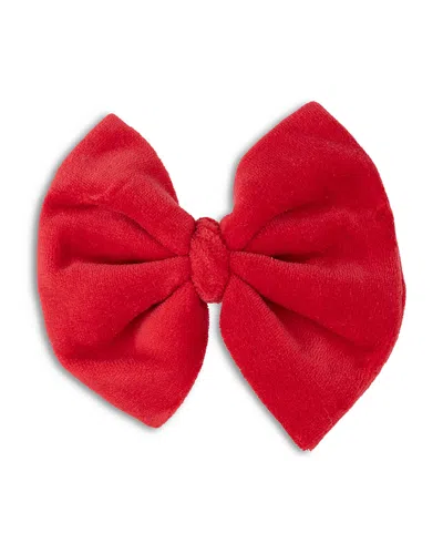 Angel Dear Girls' First Christmas Bow On Headband - Baby In Red