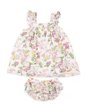 ANGEL DEAR GIRLS' HUMMINGBIRDS SUNDRESS & DIAPER COVER - BABY