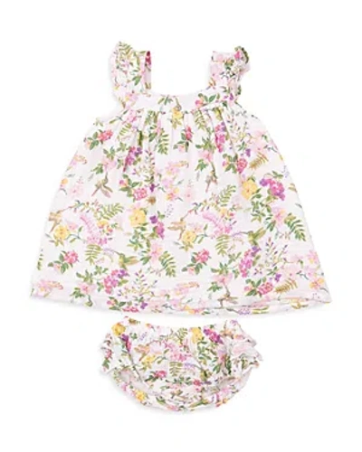 Angel Dear Girls' Hummingbirds Sundress & Diaper Cover - Baby In Multi