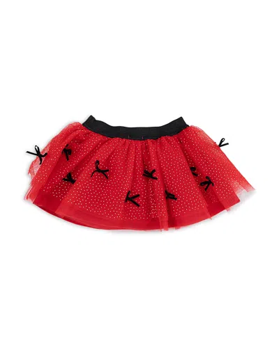 Angel Dear Kids' Girls' Ribbon Bow Tutu Skirt - Baby In Red