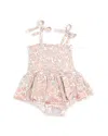 Angel Dear Girls' Smocked Bubble Romper - Baby