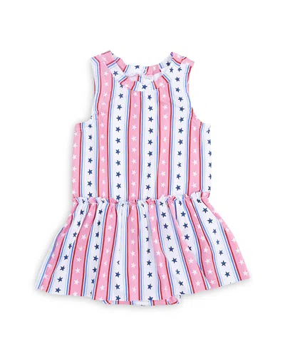 Angel Dear Girls' Stars And Stripes Bodysuit With Skirt - Baby In Multi