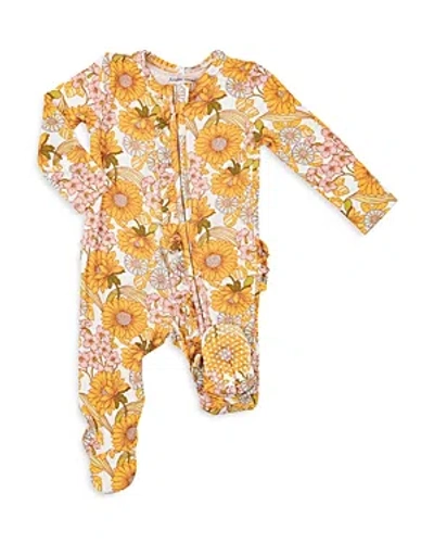 Angel Dear Girls' Sunflower Child Footie - Baby In Multi