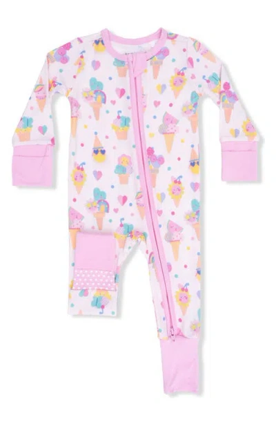 Angel Dear Babies'  Ice Cream Fun Convertible Footie In Pink