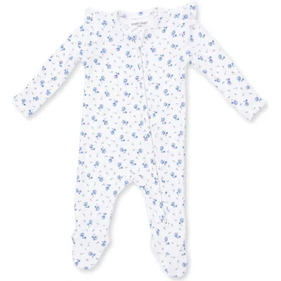 Angel Dear Babies'  Joli Rosette Zip Footie In Multi