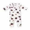 Angel Dear Kid's Bison Uni Romper In White In White