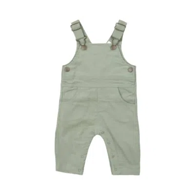 Angel Dear Kid's Classic Corduroy Overall In Sage Green