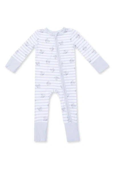 Angel Dear Babies'  Kids' Airplane Striped Convertible Romper In Multi