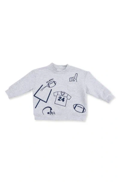 Angel Dear Babies'  Kids' Football Graphic Sweatshirt In Red