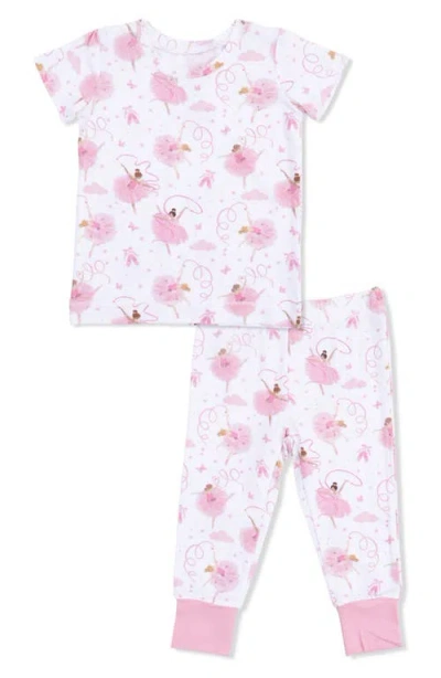 Angel Dear Babies'  Kids' Ribbon Ballerinas Shirt & Pants Set In Multi