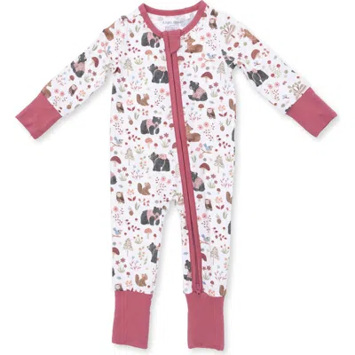 Angel Dear Babies'  Kids' Woodland Animals Romper In White