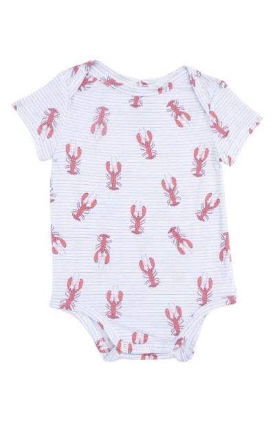 Angel Dear Babies'  Lobsters Bodysuit In White