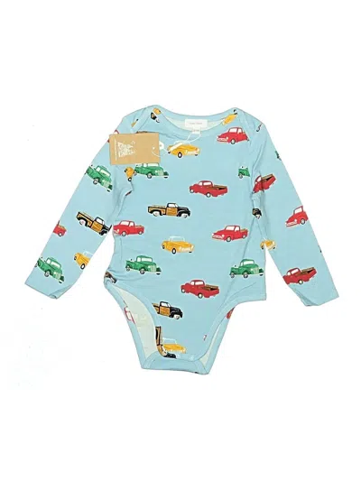 Angel Dear Kids' Long Sleeve Onesie In Blue