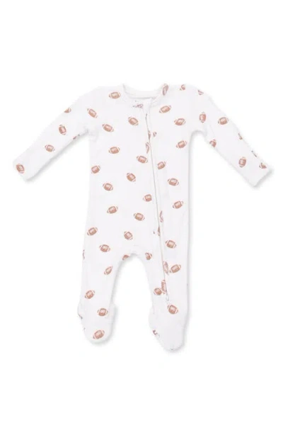 Angel Dear Babies'  Mini Footballs Zip Footie In Multi