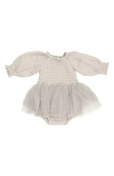 Angel Dear Babies'  Oatmeal Tutu Skirted Bodysuit In Neutral