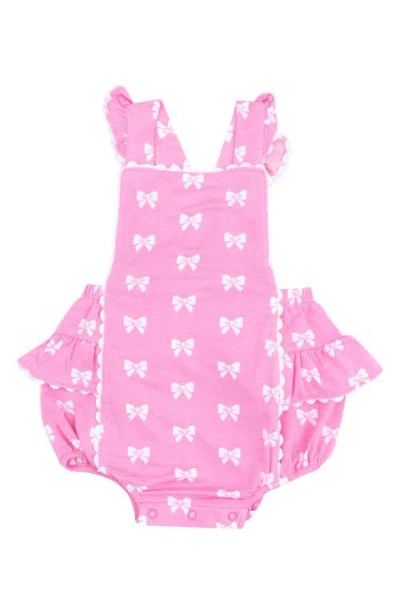 Angel Dear Babies'  Pink Bows Rickrack Bodysuit