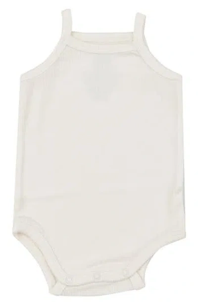 Angel Dear Babies'  Rib Tank Bodysuit In White