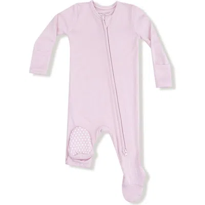 Angel Dear Babies'  Rib Zip Footie In Pink