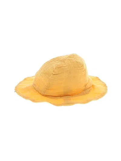 Pre-owned Angel Dear Kids' Sun Hat In Yellow