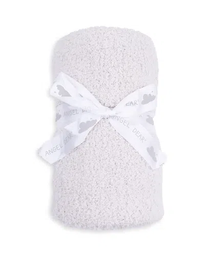 Angel Dear Unisex Chenille Stroller Blanket In White