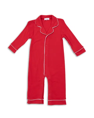Angel Dear Unisex Ribbon Red Long Sleeve Coat Style Romper - Baby