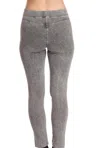 Angel High Waisted Jegging In Light Gray In Grey