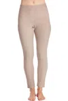 Angel High Waisted Jegging In Oatmeal In Beige