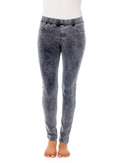 Angel High Waisted Legging In Charcoal In Grey