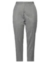 Angel House Woman Pants Grey Size 16 Polyester, Wool, Viscose, Elastane In Grey