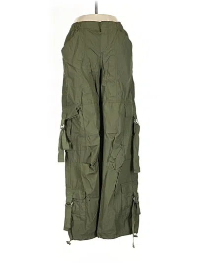 Pre-owned Angel Kiss Cargo Pants In Green