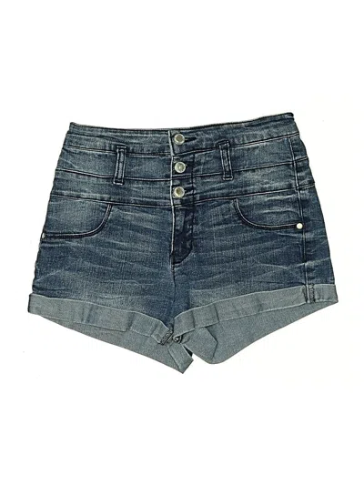 Pre-owned Angel Kiss Denim Shorts In Blue