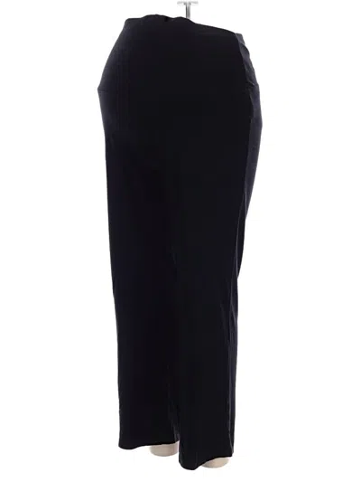 Pre-owned Angel Maternity Active Pants In Black