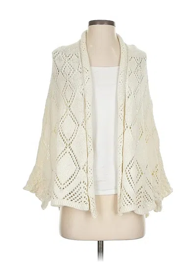 Pre-owned Angel Of The North Cardigan Sweater In White