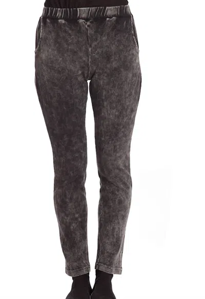 Angel Pocket Pant In Charcoal In Grey