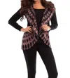 Angel Polka Dot Signature Wrap W/ Pin In Black/pink In Multi