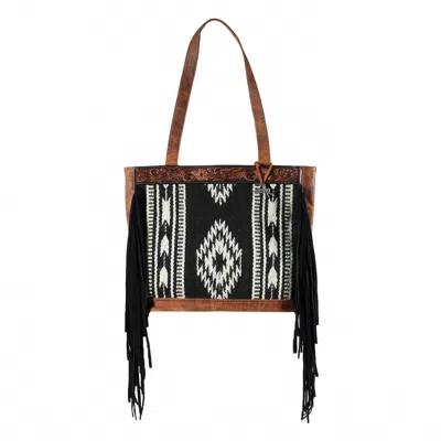Angel Ranch Women's Conceal Carry Tote In Brown/black