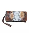 Angel Ranch Women's Studded Python Clutch In Brown In Brown