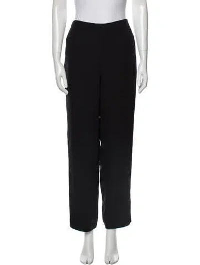 Pre-owned Angel Sanchez Straight Leg Pants In Black